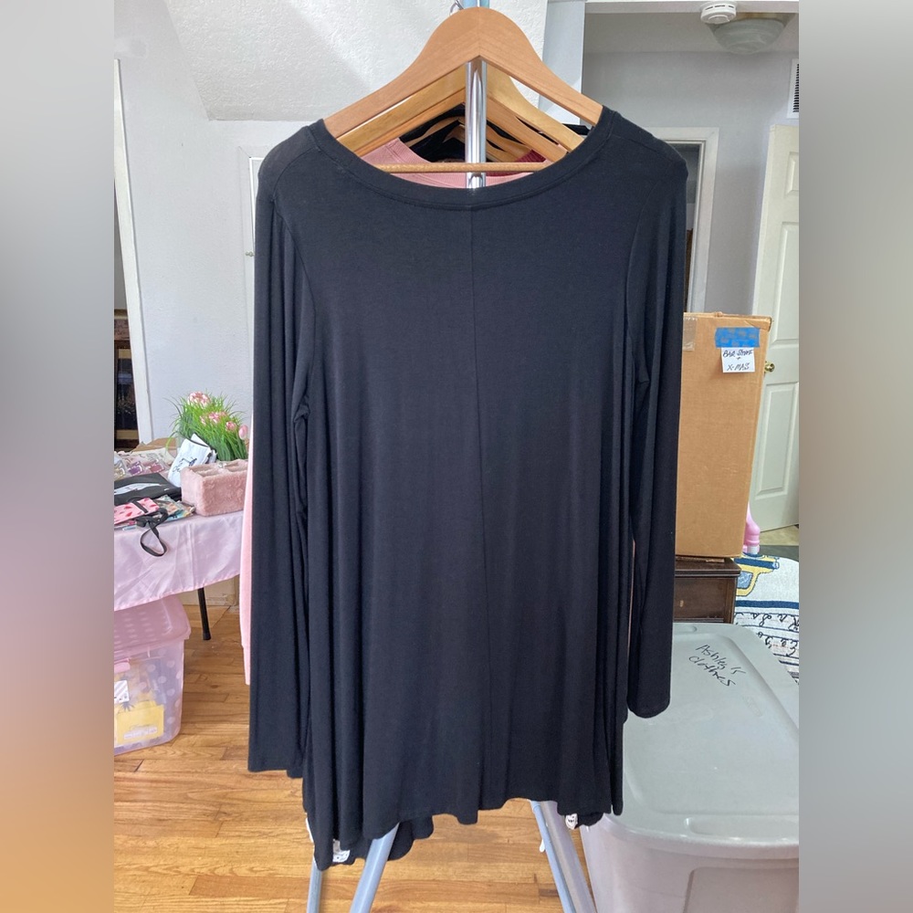 Women’s long sleeve blouse with lace design new sizes medium thru xl - Picture 6 of 10